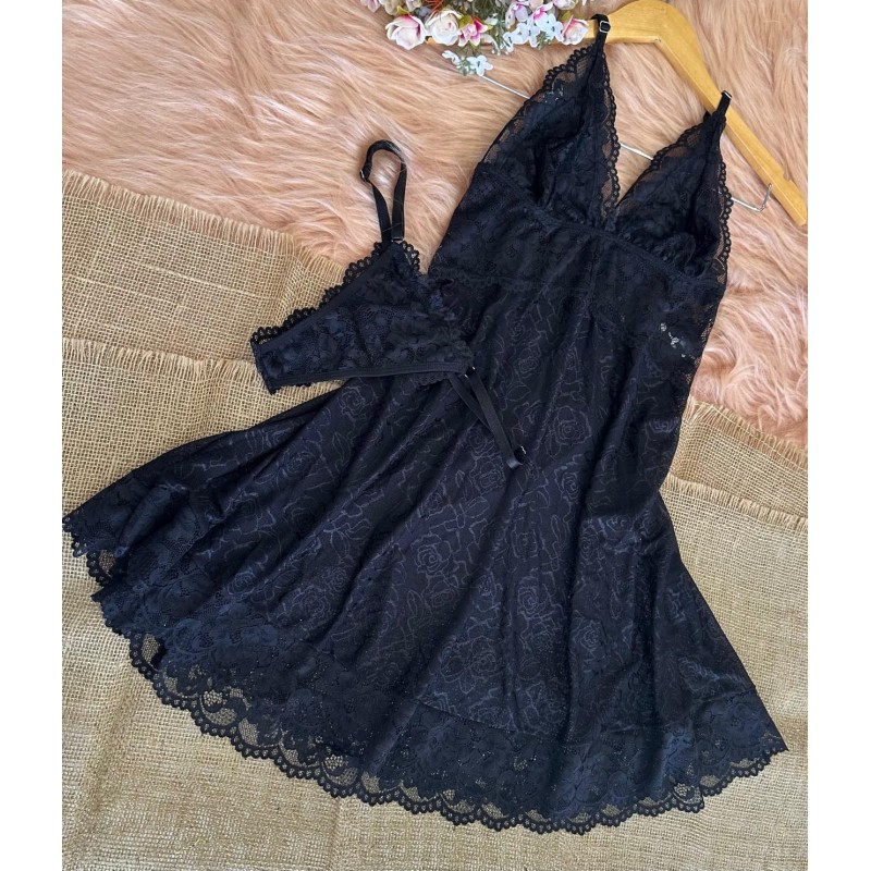 Camisola Renda Fio