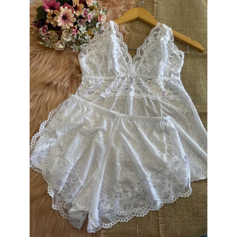 Baby Doll Renda Fio